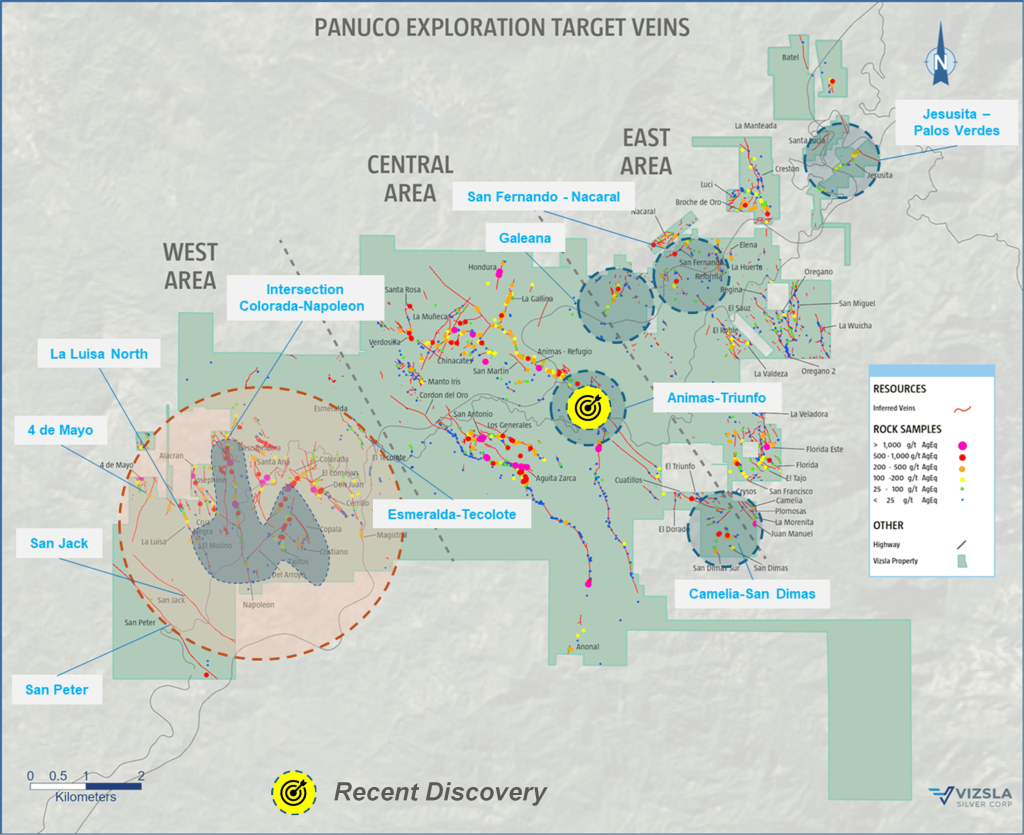 Exploration Target Veins 1